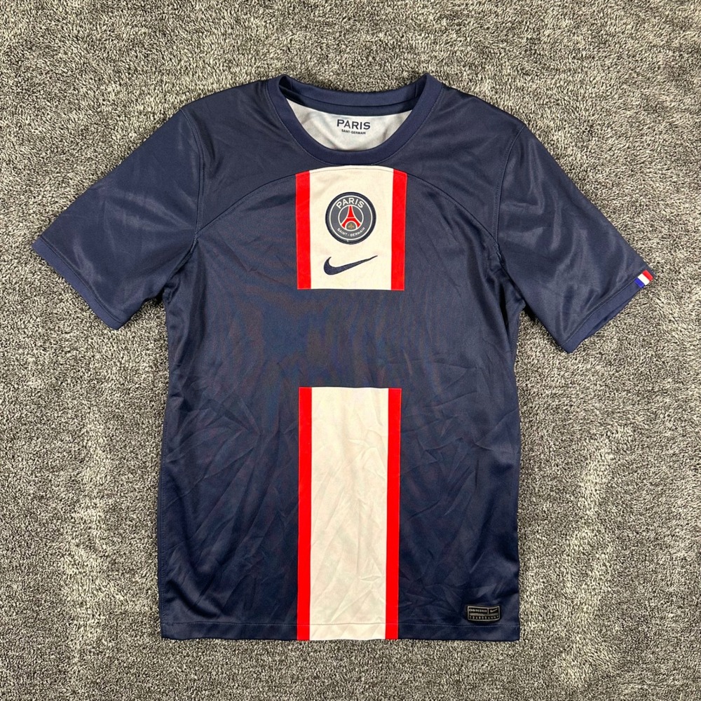 Paris Saint-Germain Nike Jersey Kids XL Navy Ligue 1 Soccer DJ7865-411 PSG Top